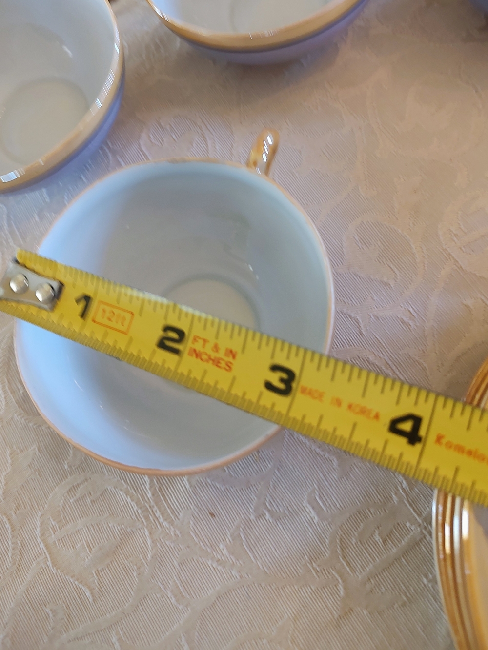 Vintage Blue and Gold Luster Porcelain Mini Tea Service 22 Pieces - Picture 13 of 16